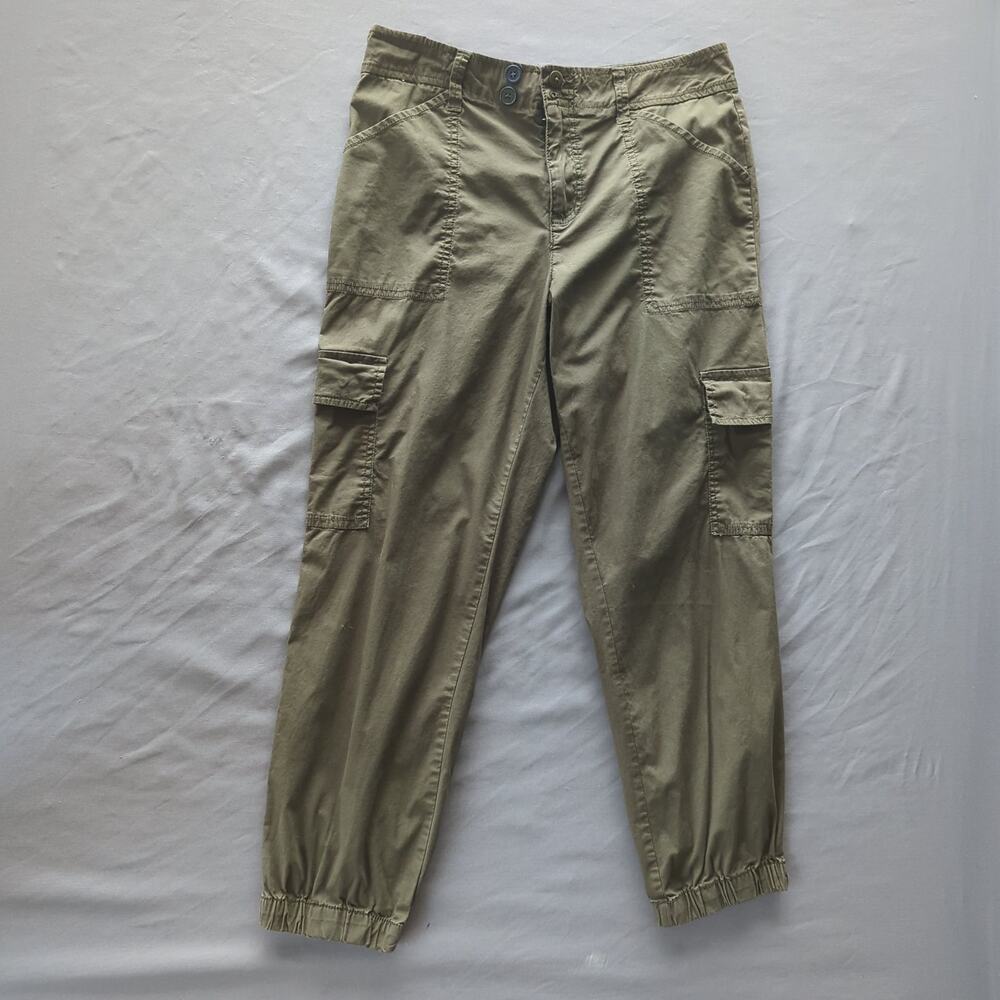 Sanctuary Cargo Jogger Pants Women's Medium Olive Green Utility Gorpcore